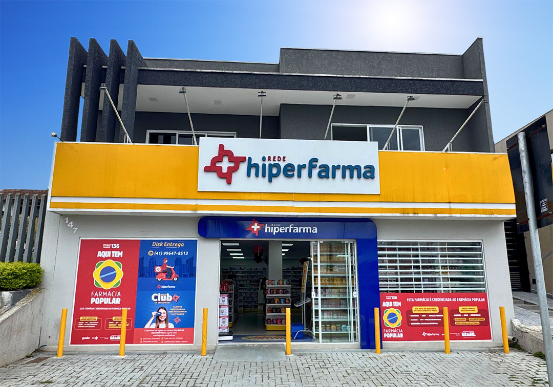 Fachada Hiperfarma Tupy